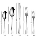 Bộ dao ăn bít tết bằng thép không gỉ 20 trong 1, Màu thật, Vàng, Vàng hồng, Nhiều màu, Đen