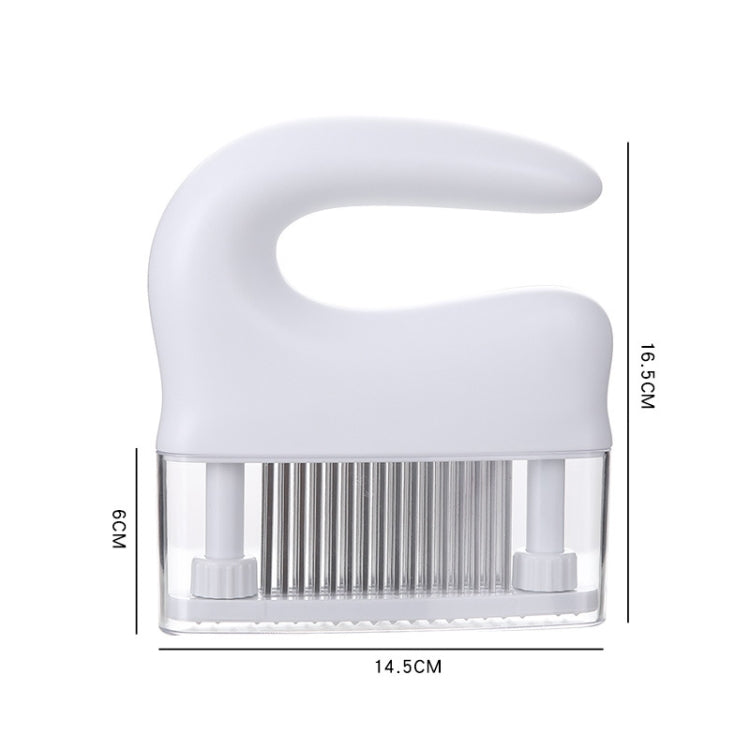 Kim đâm thịt thăn bằng thép không gỉ 48 chốt, Dụng cụ phá xương sườn gia đình, 16.5x14.5cm