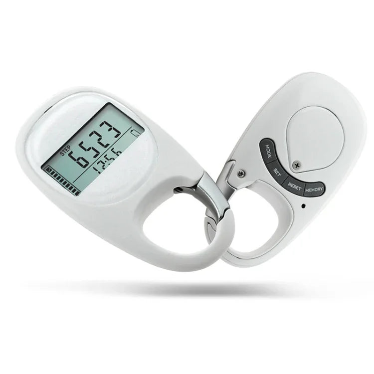 Móc khóa carabiner đếm bước chân 3D, móc khóa carabiner