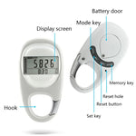 Móc khóa carabiner đếm bước chân 3D, móc khóa carabiner
