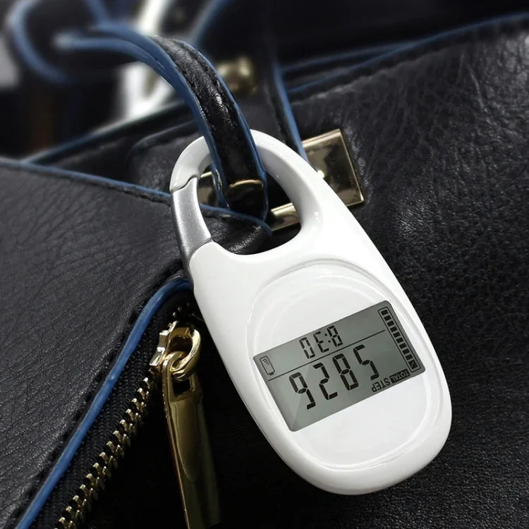 Móc khóa carabiner đếm bước chân 3D, móc khóa carabiner