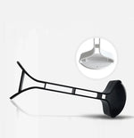 2 PCS Universal Headphone Holder Display Shelf  Internet Cafe Computer Headphone Hanger, White, Black