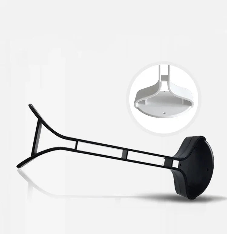 2 PCS Universal Headphone Holder Display Shelf  Internet Cafe Computer Headphone Hanger, White, Black
