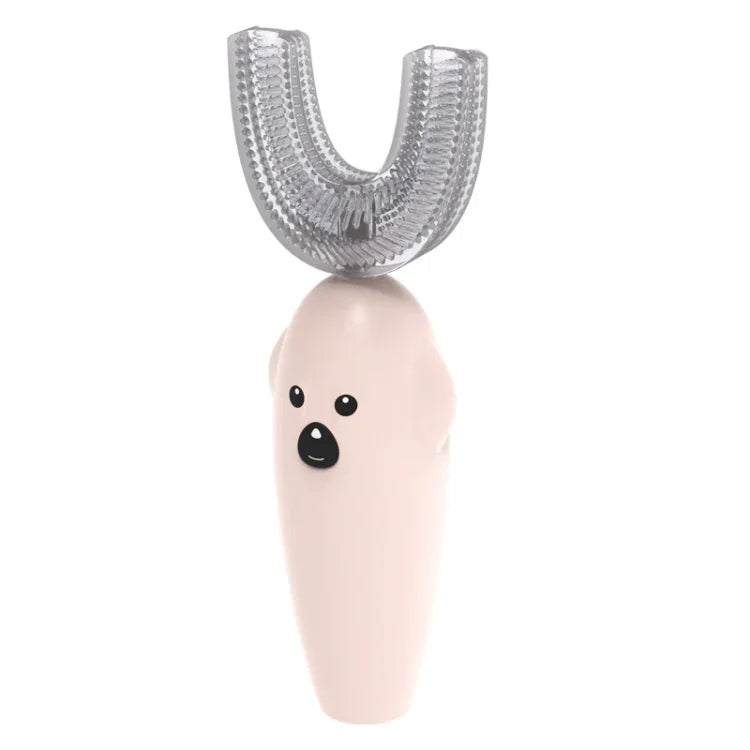 Bàn chải đánh răng điện siêu âm hình chữ U cho trẻ em, khử trùng và sấy khô, Dmart, màu hồng, vàng, xanh dương