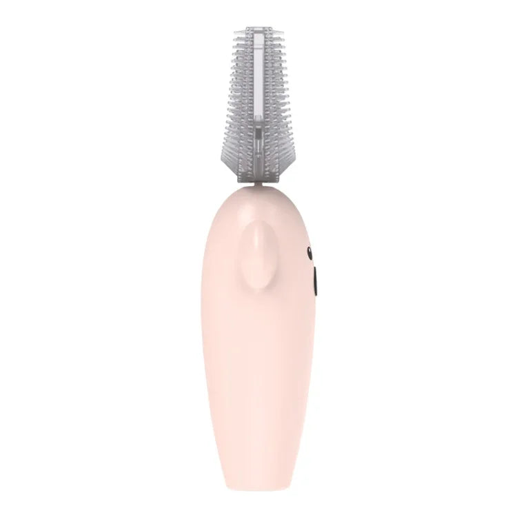 Bàn chải đánh răng điện siêu âm hình chữ U cho trẻ em, khử trùng và sấy khô, Dmart, màu hồng, vàng, xanh dương