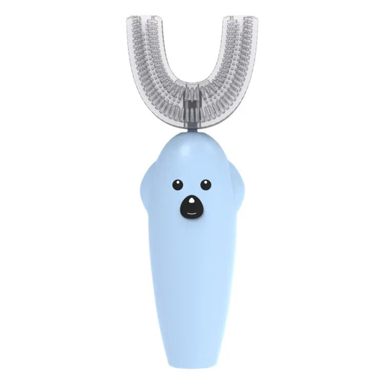 Bàn chải đánh răng điện siêu âm hình chữ U cho trẻ em, khử trùng và sấy khô, Dmart, màu hồng, vàng, xanh dương