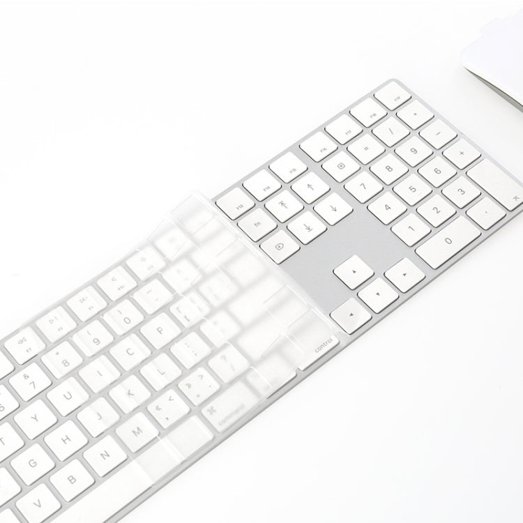 Miếng dán bàn phím máy tính trong suốt TPU nano dài T17606, dành cho bàn phím Magic iMac 2017 (có số model)