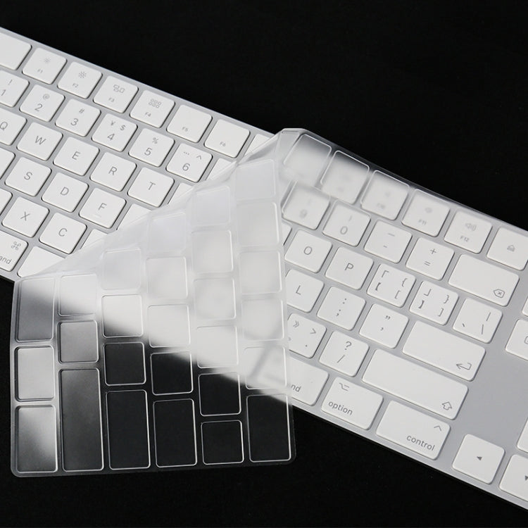 Miếng dán bàn phím máy tính trong suốt TPU nano dài T17606, dành cho bàn phím Magic iMac 2017 (có số model)