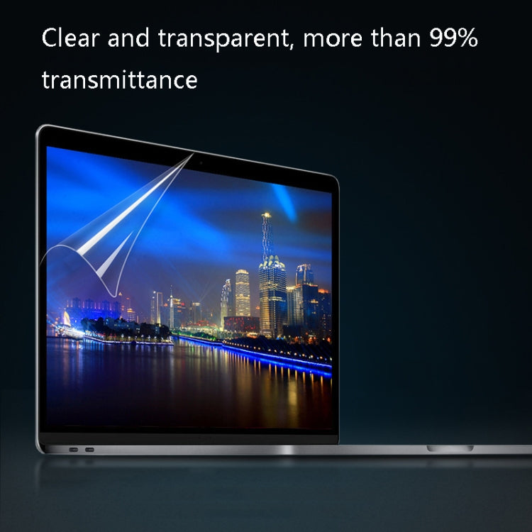 Miếng dán bảo vệ màn hình laptop PET trong suốt HD 0.12mm 4H, dành cho MacBook Air 11.6 inch A1465 / A1370, MacBook Retina 12 inch A1534, MacBook Pro 13.3 inch A1708 / A1706 / A1989 / A2159, MacBook Air 13.3 inch A1466 / A1369