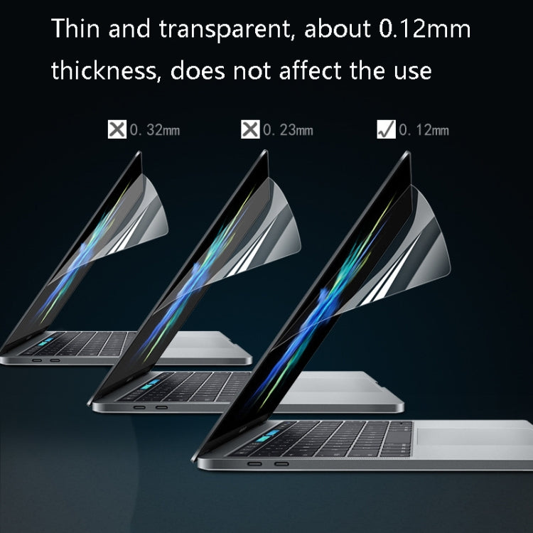 Miếng dán bảo vệ màn hình laptop PET trong suốt HD 0.12mm 4H, dành cho MacBook Air 11.6 inch A1465 / A1370, MacBook Retina 12 inch A1534, MacBook Pro 13.3 inch A1708 / A1706 / A1989 / A2159, MacBook Air 13.3 inch A1466 / A1369