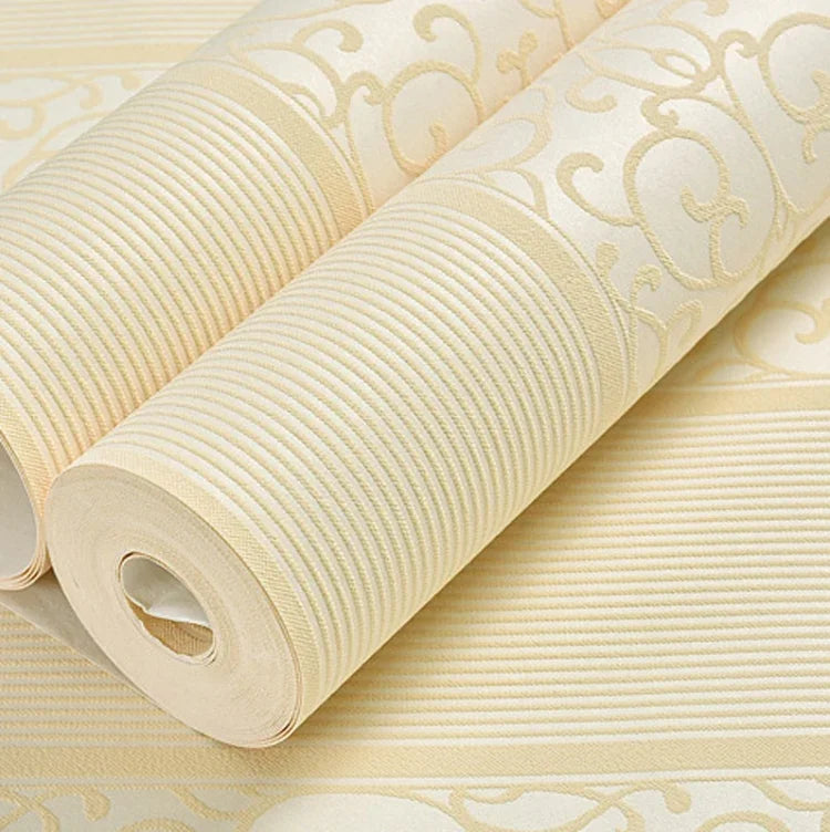 Decal dán tường không dệt tự dính phong cách tối giản hiện đại cho phòng ngủ và phòng khách, 0,53 x 3 mét