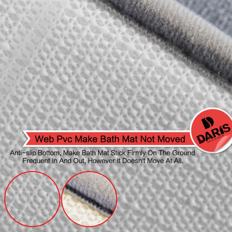 Thảm nhà tắm thấm nước chống trượt, thảm sợi bông nhớt cửa bếp, 40X60CM