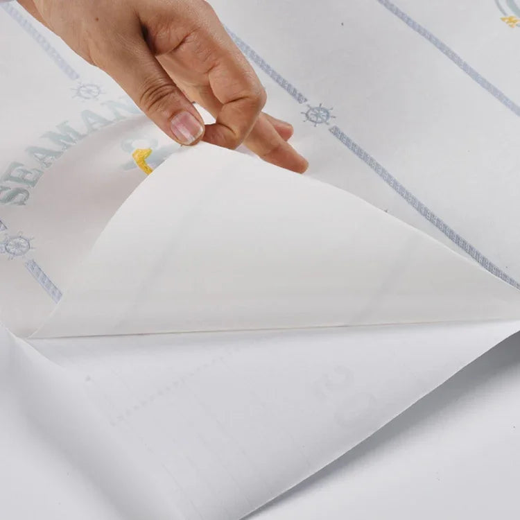 Decal dán tường tự dính 3D hình sao và mặt trăng phong cách Địa Trung Hải cho phòng trẻ em, 0,53 x 3m