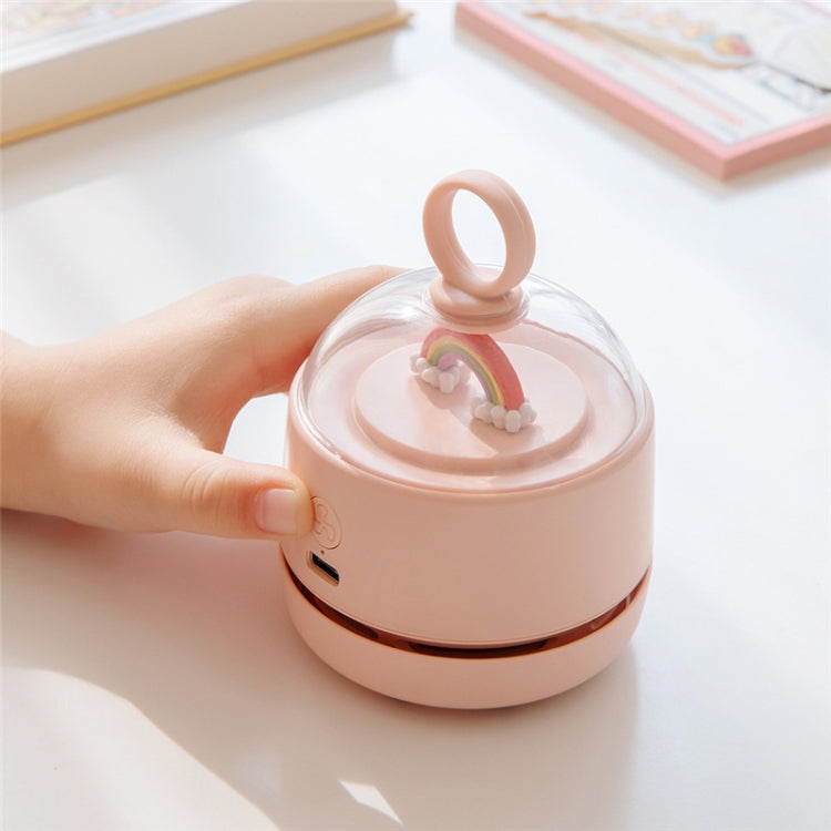 Máy hút bụi cầm tay không dây mini USB X1, màu trắng, hồng, xanh lá