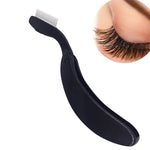 Lược Mi Gấp Mới Dụng Cụ Tách Mi Mascara Nâng Cong Kim Loại, Đen, Hồng