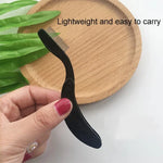 Lược Mi Gấp Mới Dụng Cụ Tách Mi Mascara Nâng Cong Kim Loại, Đen, Hồng