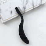 Lược Mi Gấp Mới Dụng Cụ Tách Mi Mascara Nâng Cong Kim Loại, Đen, Hồng