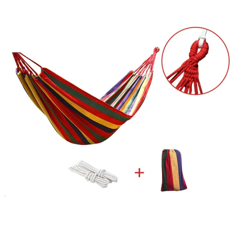 Võng Vải Bố Dày Chống Lật Ngoài Trời Đu Quay Võng, 260x80 Không Dính Đơn (Sọc Đỏ), 260x80 Không Dính Đơn (Sọc Xanh Dương), 260x100 Không Dính (Sọc Đỏ), 260x100 Không Dính (Sọc Xanh Dương), 260x150 Không Dính (Sọc Đỏ)