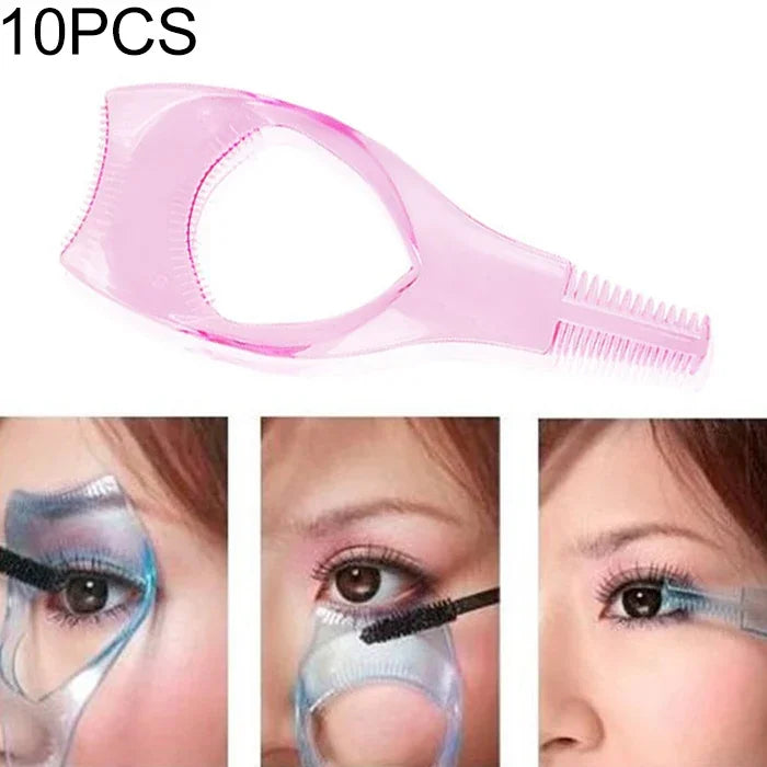 10 Cái Dụng Cụ Trang Điểm Mascara Kẹp Mi BearPaw Ba Trong Một Lược Mi Bộ Dụng Cụ Làm Đẹp Vệ Sinh 3D Pha Lê