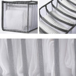 Hộp Đựng Đồ Lót 3 Trong 1 Hộp Đựng Tất Gấp Gọn Gia Đình, Màu Be, Xám
