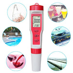 Bút thử nước đa chức năng 4 trong 1 PH/TDS/EC/Nhiệt độ cầm tay, Bút thử 4 trong 1
