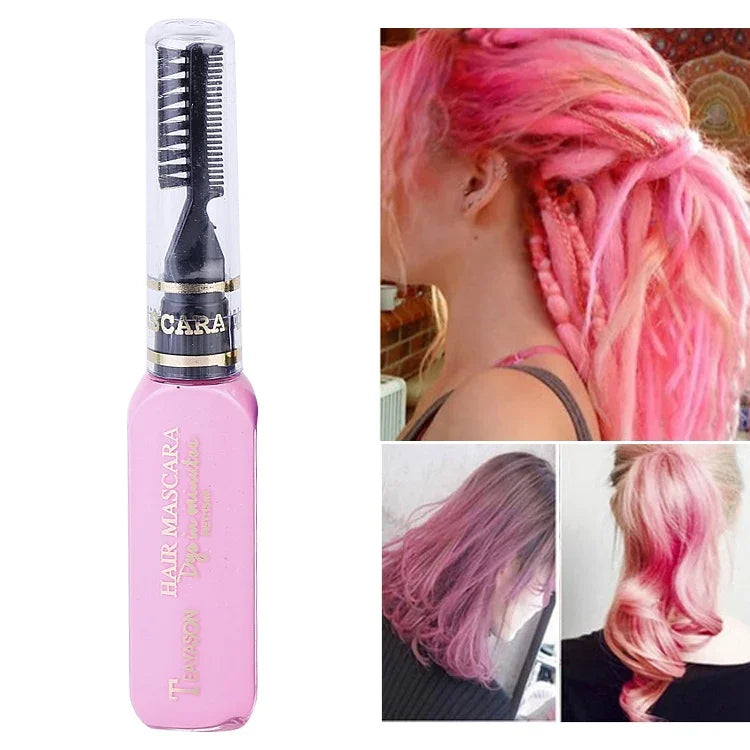 Thuốc nhuộm tóc tạm thời một lần không độc hại tự làm mascara nhuộm tóc kem nhuộm tóc