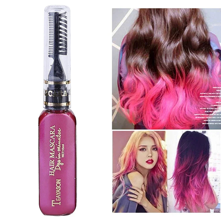 Thuốc nhuộm tóc tạm thời một lần không độc hại tự làm mascara nhuộm tóc kem nhuộm tóc