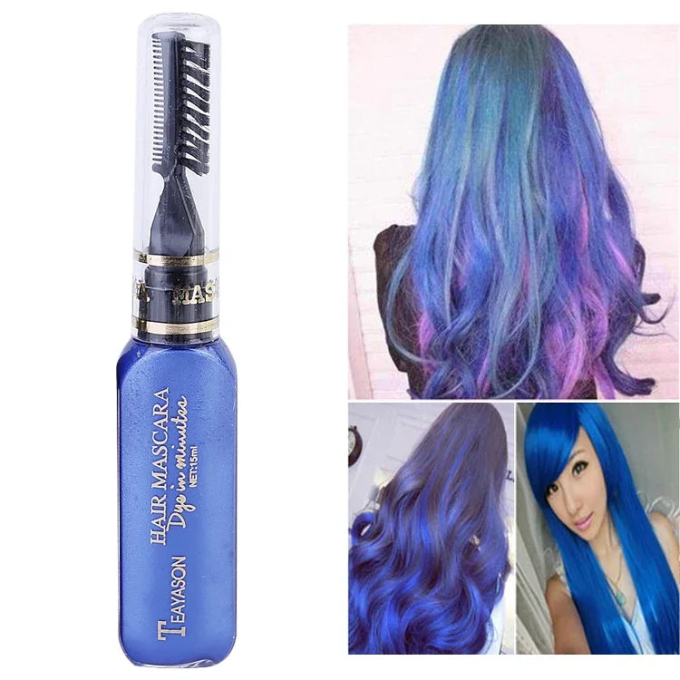Thuốc nhuộm tóc tạm thời một lần không độc hại tự làm mascara nhuộm tóc kem nhuộm tóc