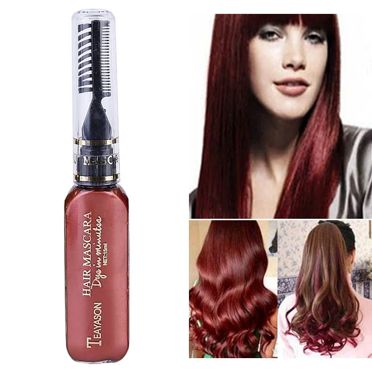 Thuốc nhuộm tóc tạm thời một lần không độc hại tự làm mascara nhuộm tóc kem nhuộm tóc