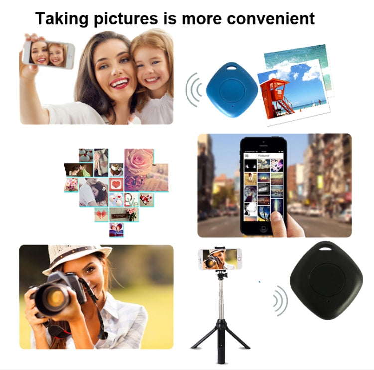 Bộ điều khiển từ xa Bluetooth 3 chiếc hình kim cương, Điều khiển chụp ảnh không dây Bluetooth cho điện thoại di động
