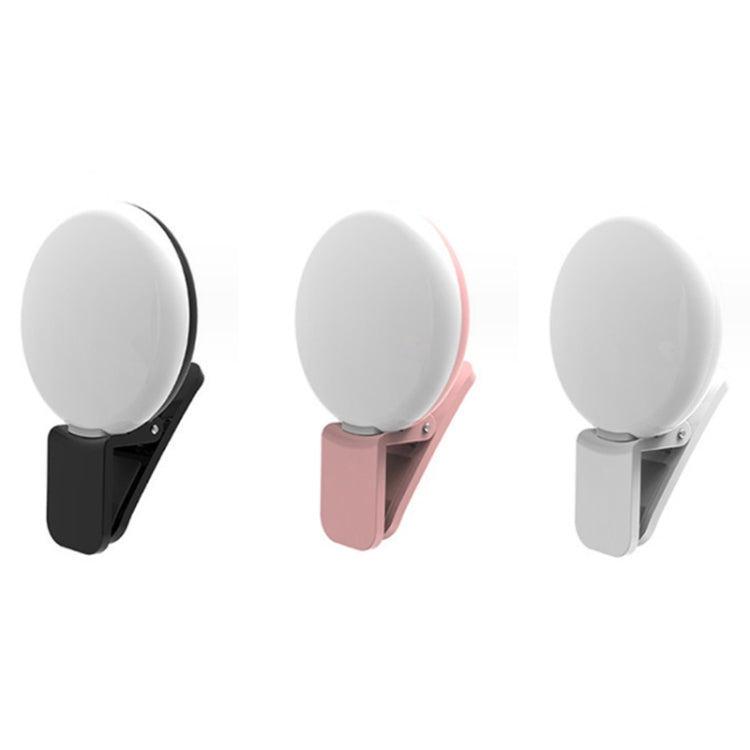 2 cái đèn chiếu sáng điện thoại di động, đèn LED chụp ảnh selfie, màu trắng, hồng, xanh dương, đen