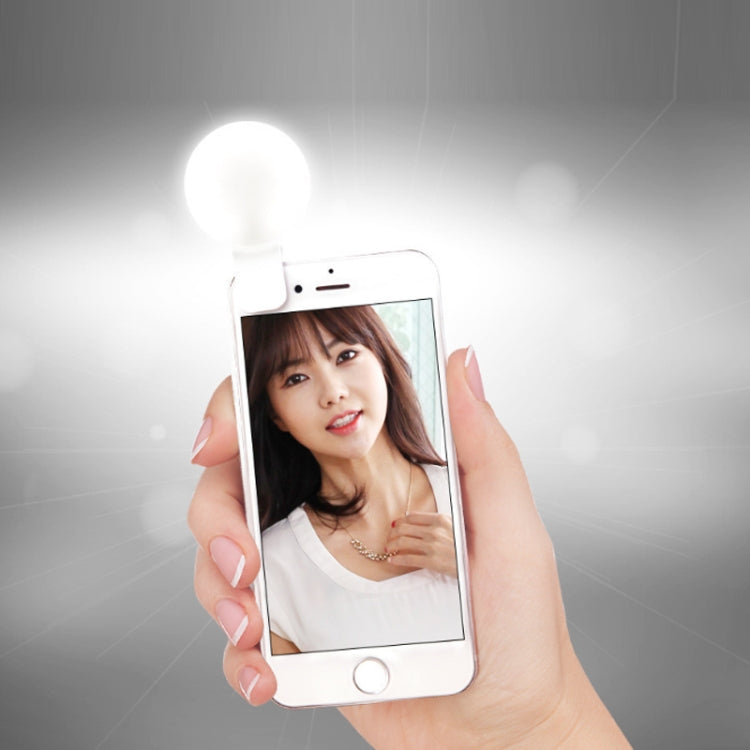 2 cái đèn chiếu sáng điện thoại di động, đèn LED chụp ảnh selfie, màu trắng, hồng, xanh dương, đen