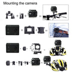 Camera hành động chống nước WIFI quay phim thể thao 4K, camera lặn siêu nhỏ 60FPS, camera mũ bảo hiểm xe đạp dưới nước, camera thể thao 1080P