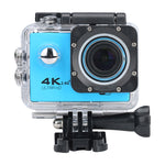 Camera hành động chống nước WIFI quay phim thể thao 4K, camera lặn siêu nhỏ 60FPS, camera mũ bảo hiểm xe đạp dưới nước, camera thể thao 1080P