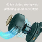Quạt không cánh nhỏ MF019, quạt kẹp eo di động dạng lốc xoáy nhỏ