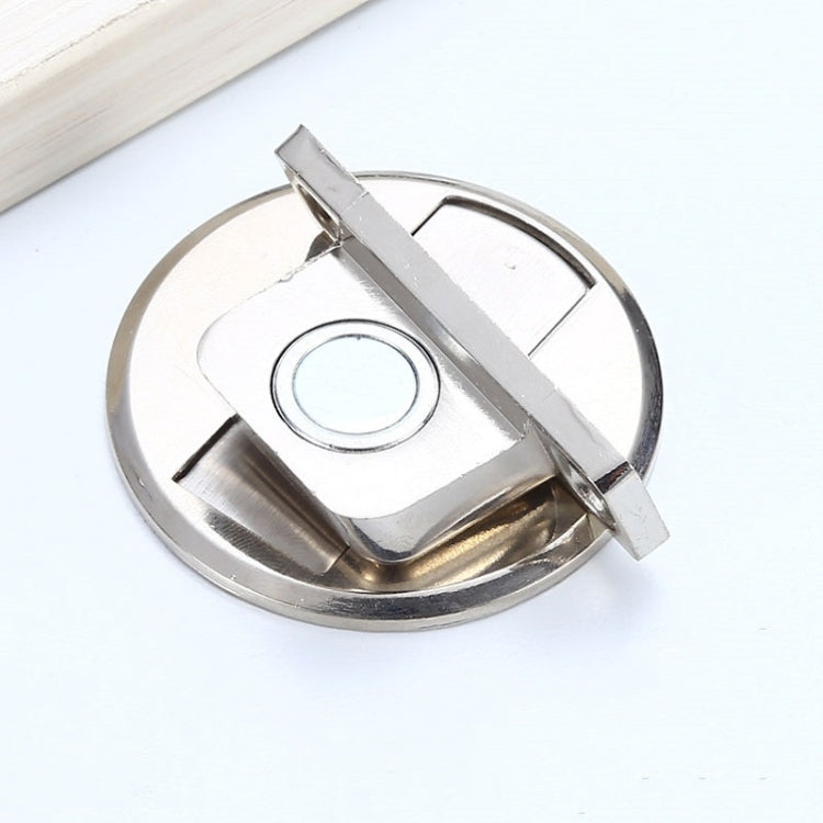Chốt Cửa Từ Tính Mạnh Không Đục Lỗ Hợp Kim Kẽm Im Lặng, Màu Đỏ Cổ, Thép Xước, Đen, Trắng, Vàng, Vàng Sáng, Đồng