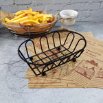 Giỏ đựng trái cây bằng sắt rèn di động, giỏ đựng bánh mì, khoai tây chiên, đồ ăn vặt chiên, giỏ di động, giỏ đôi hình trứng, giỏ đôi hình tròn, giỏ đơn hình thuyền, giỏ vuông ngắn, giỏ chữ nhật ngắn, giỏ dây tròn lớn, giỏ dây tròn nhỏ, giỏ dây lộn xộn lớn