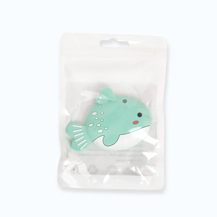 MJYJ019 Đồ chơi mọc răng silicon cho bé, que molar, màu hồng, xanh dương, cam, cá nhỏ xanh, cá nhỏ hồng, cá nhỏ xanh lá, cáo xanh, cáo hồng, cáo xanh lá, khỉ hồng, khỉ cam, khỉ cà phê, mèo con cà phê, mèo con xanh, mèo con hồng