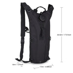 Túi nước quân đội chiến thuật balo giữ nước ngoài trời Camelback, túi nước nylon cho xe đạp, 3L