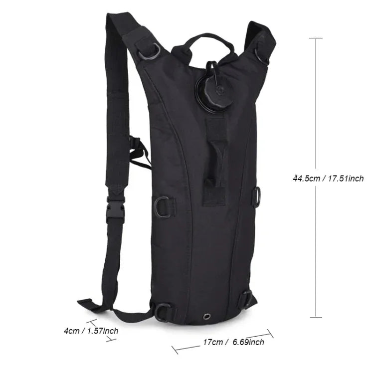 Túi nước quân đội chiến thuật balo giữ nước ngoài trời Camelback, túi nước nylon cho xe đạp, 3L