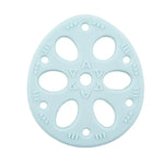 M010093 Viên silicon hình củ sen cho bé mọc răng, đồ chơi molar, đồ dùng mẹ và bé, màu be có dây đeo, hồng, vàng, xanh, be, hồng có dây đeo, vàng có dây đeo, xanh có dây đeo, be có dây đeo