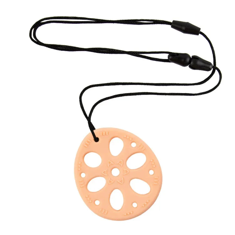 M010093 Viên silicon hình củ sen cho bé mọc răng, đồ chơi molar, đồ dùng mẹ và bé, màu be có dây đeo, hồng, vàng, xanh, be, hồng có dây đeo, vàng có dây đeo, xanh có dây đeo, be có dây đeo