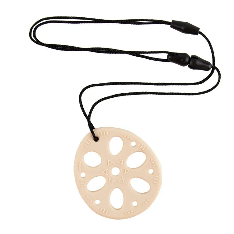 M010093 Viên silicon hình củ sen cho bé mọc răng, đồ chơi molar, đồ dùng mẹ và bé, màu be có dây đeo, hồng, vàng, xanh, be, hồng có dây đeo, vàng có dây đeo, xanh có dây đeo, be có dây đeo