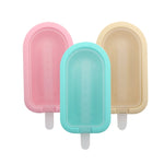 Bộ khuôn làm kem que silicone mùa hè 3 trong 1, khuôn kem, khuôn làm kem tự làm
