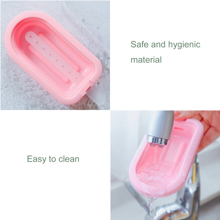 Bộ khuôn làm kem que silicone mùa hè 3 trong 1, khuôn kem, khuôn làm kem tự làm