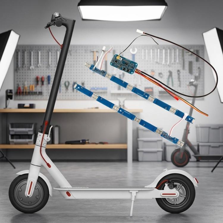 Bo mạch BMS xe scooter điện + bộ dải bên cho Xiaomi Mijia M365 Pro, bo mạch BMS + dải bên