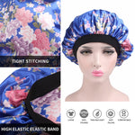 2 cái mũ ngủ satin cho nữ mũ trùm đầu bằng lụa băng chun rộng