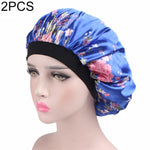 2 cái mũ ngủ satin cho nữ mũ trùm đầu bằng lụa băng chun rộng