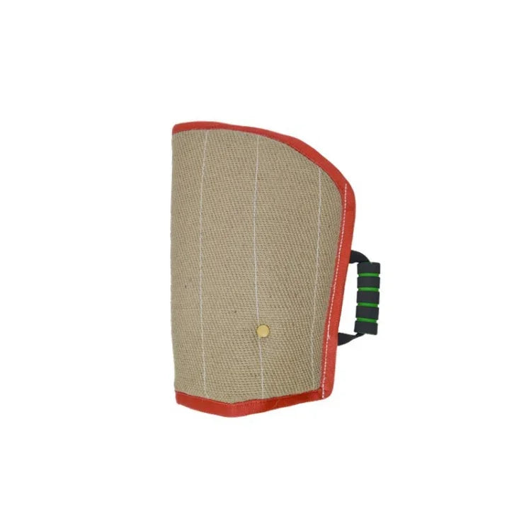 Ống Tay Tập Luyện Cắn Chó Bằng Vải Jute Twill Đỏ, Bảo Vệ Ống Tay Mở, Sản Phẩm Thú Cưng, Vải Jute Twill Đỏ