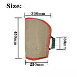 Ống Tay Tập Luyện Cắn Chó Bằng Vải Jute Twill Đỏ, Bảo Vệ Ống Tay Mở, Sản Phẩm Thú Cưng, Vải Jute Twill Đỏ